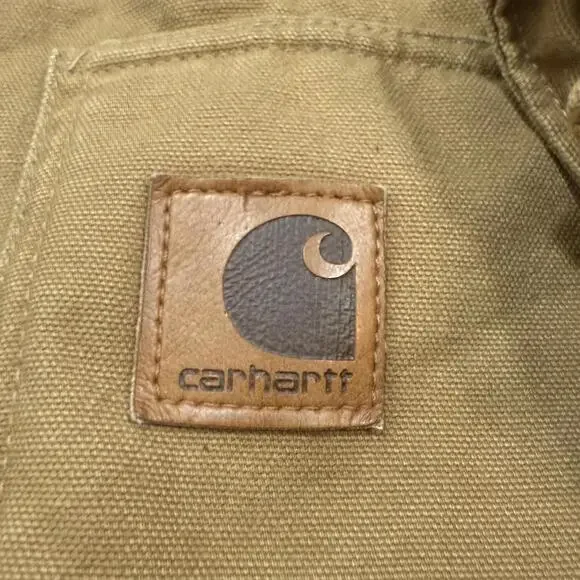 Carhartt C61 CML Mens Size Large L Tall Sherpa Embroidered Company Jacket Coat